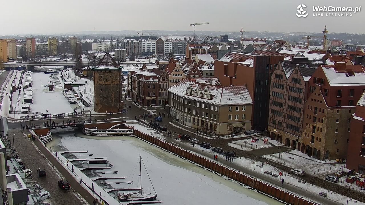 GDAŃSK - widok na Stare Miasto - 07 luty 2026, 13:43