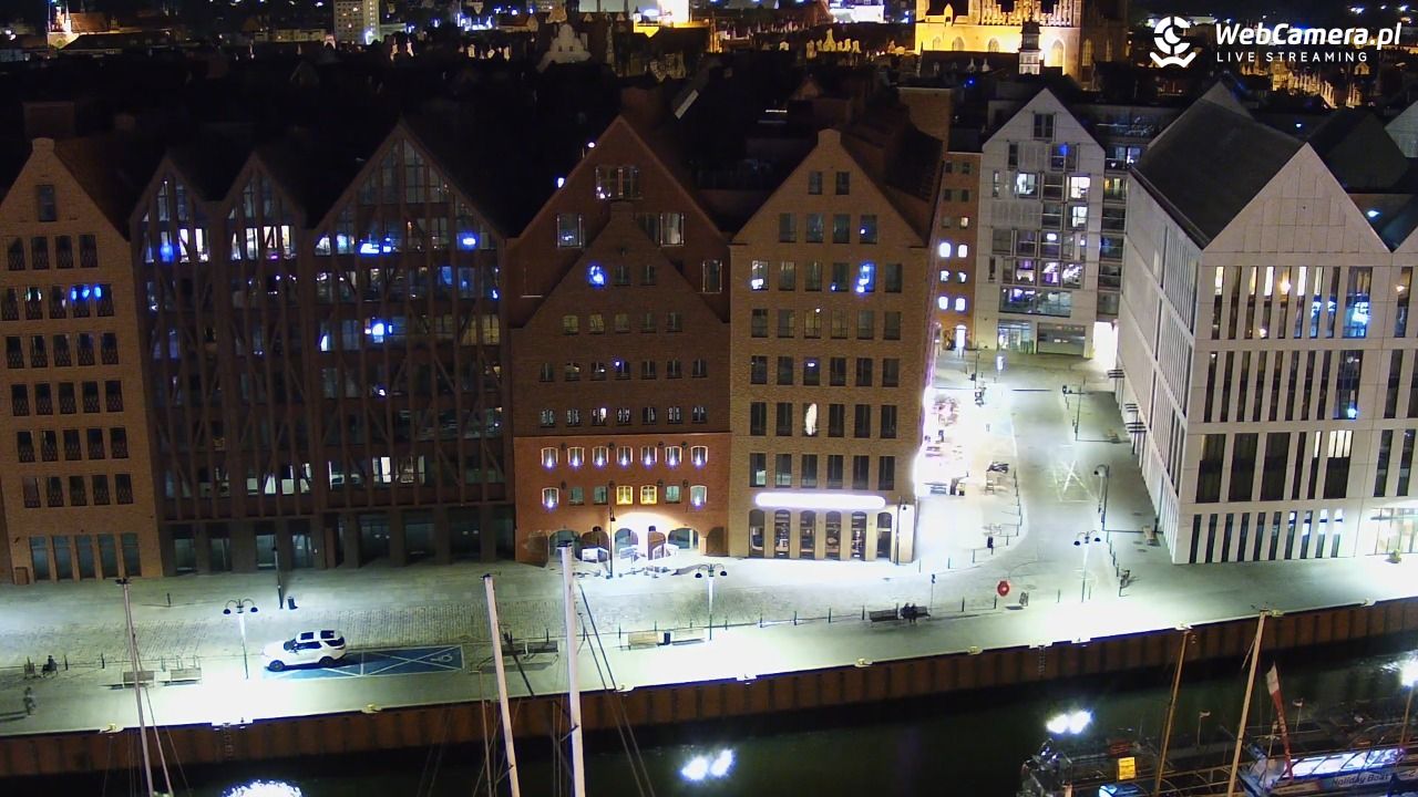 GDAŃSK - widok na Stare Miasto - 24 sierpień 2025, 23:18