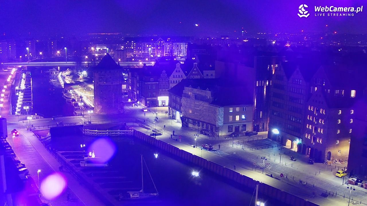GDAŃSK - widok na Stare Miasto - 29 marzec 2026, 21:22