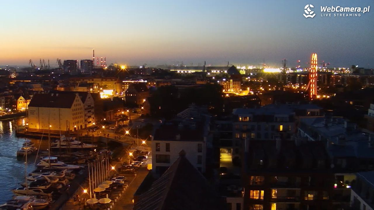 GDAŃSK - widok na Stare Miasto - 27 sierpień 2026, 20:31