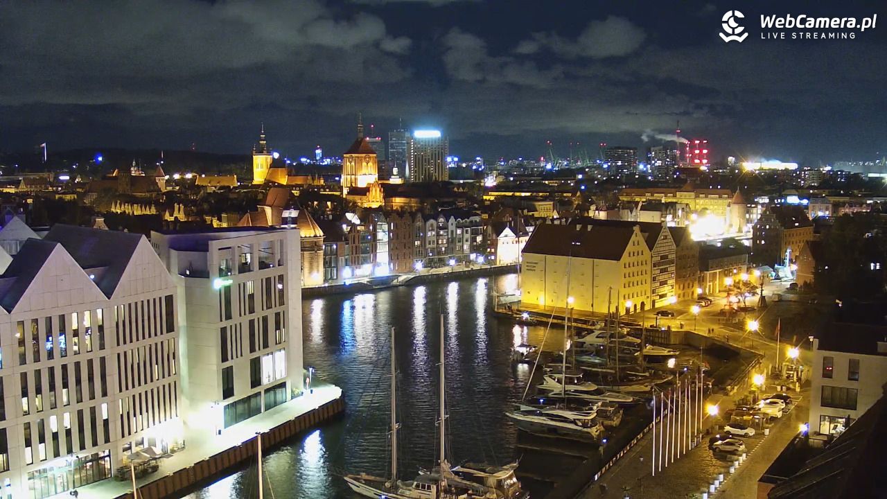 GDAŃSK - widok na Stare Miasto - 18 październik 2026, 18:55