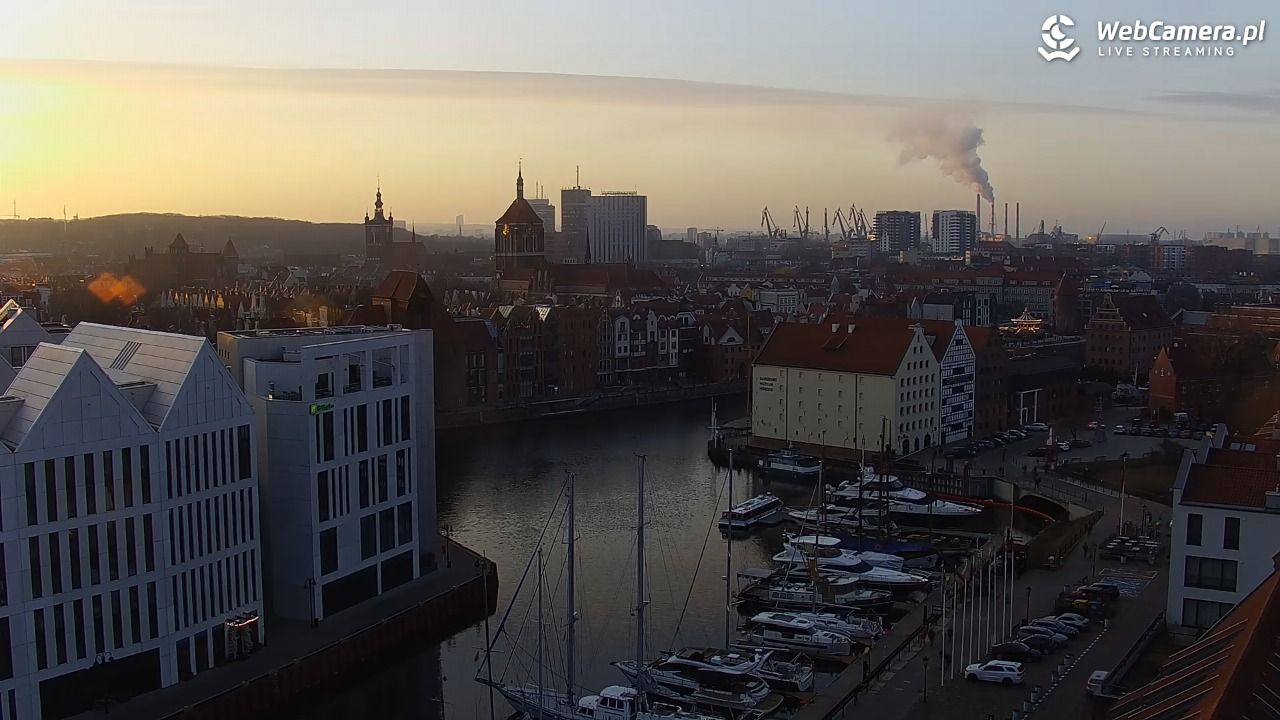 GDAŃSK - widok na Stare Miasto - 29 marzec 2026, 18:55