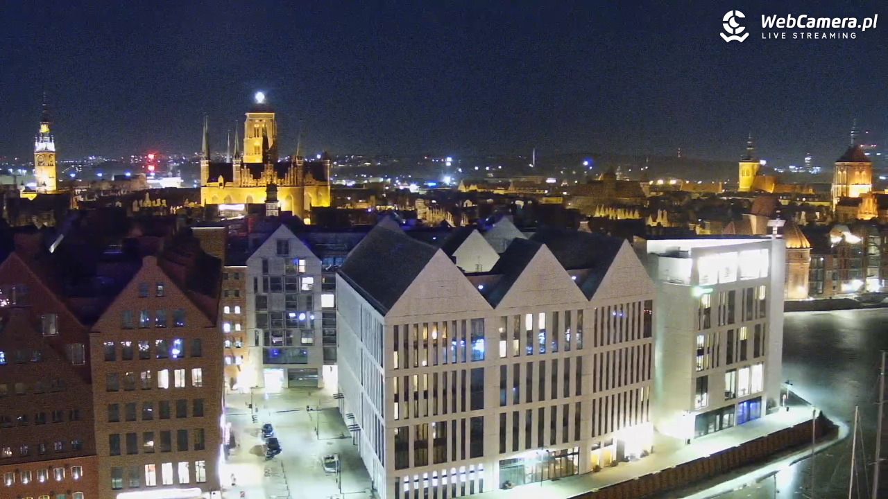 GDAŃSK - widok na Stare Miasto - 05 marzec 2026, 19:09