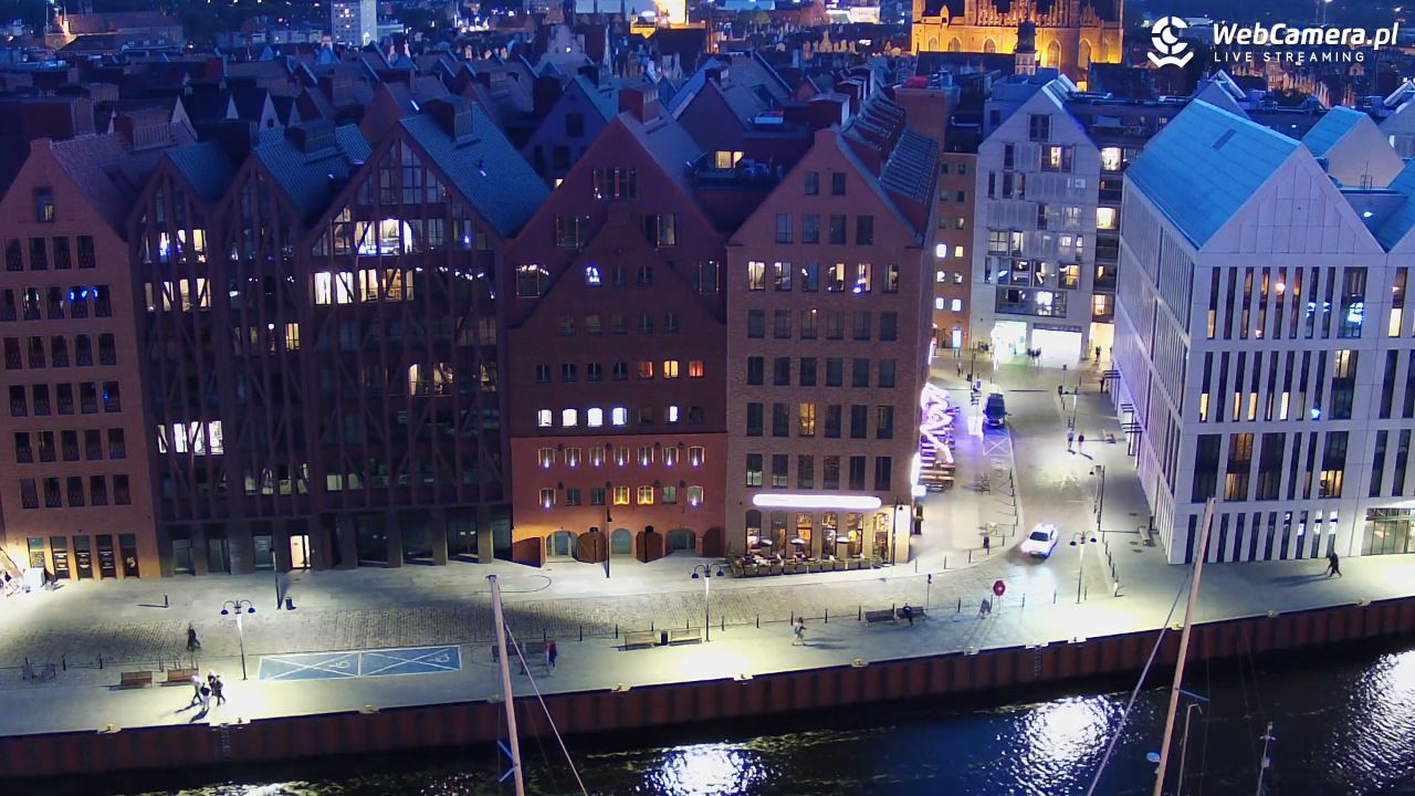 GDAŃSK - widok na Stare Miasto - 13 lipiec 2026, 22:06