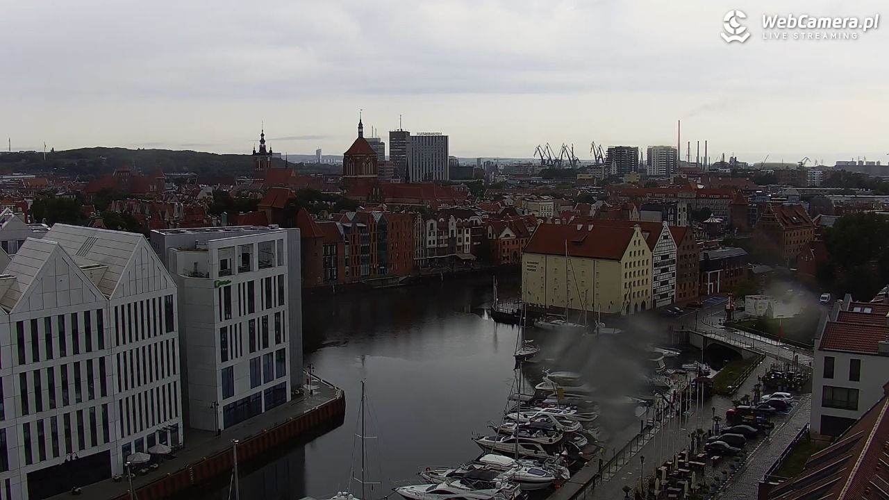 GDAŃSK - widok na Stare Miasto - 16 sierpień 2026, 07:14