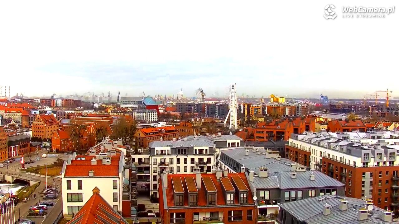 GDAŃSK - widok na Stare Miasto - 02 marzec 2026, 10:56