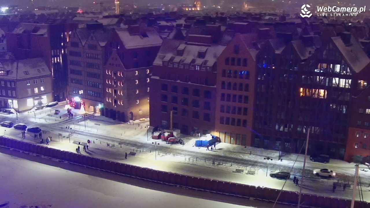 GDAŃSK - widok na Stare Miasto - 07 luty 2026, 18:25