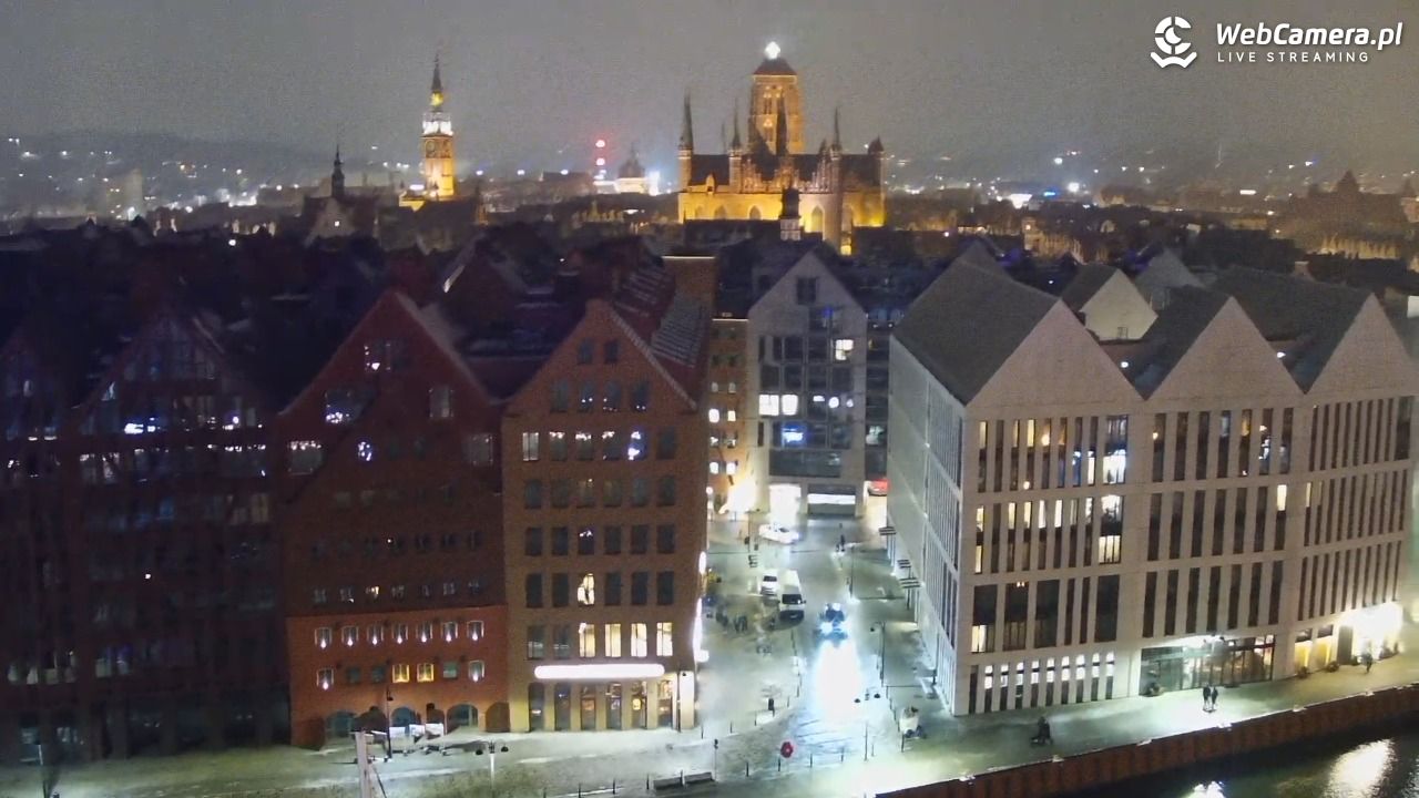 GDAŃSK - widok na Stare Miasto - 05 styczeń 2026, 19:27