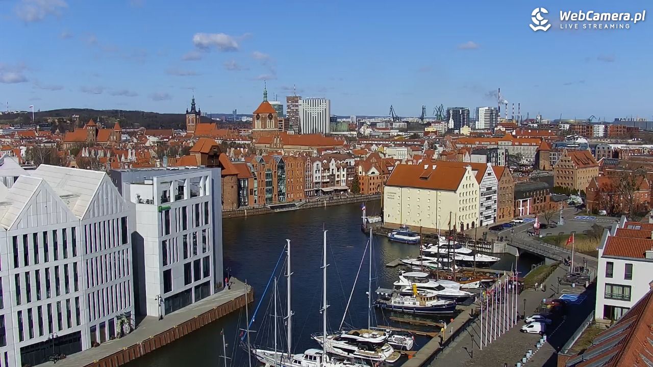 GDAŃSK - widok na Stare Miasto - 07 kwiecień 2026, 10:54