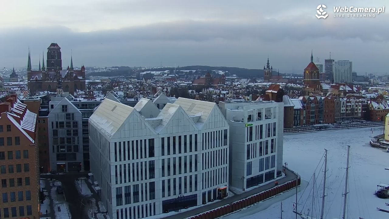 GDAŃSK - widok na Stare Miasto - 30 styczeń 2026, 15:41