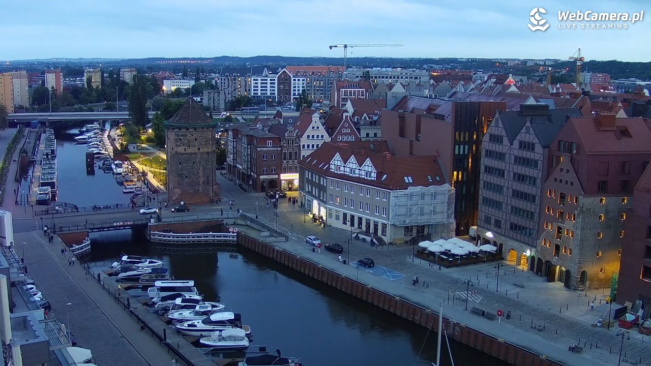 GDAŃSK - widok na Stare Miasto - 08 czerwiec 2026, 21:36