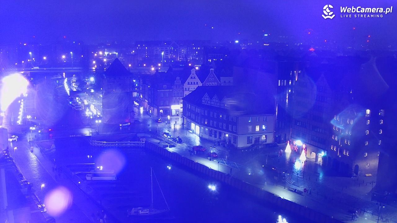 GDAŃSK - widok na Stare Miasto - 12 grudzień 2025, 23:12