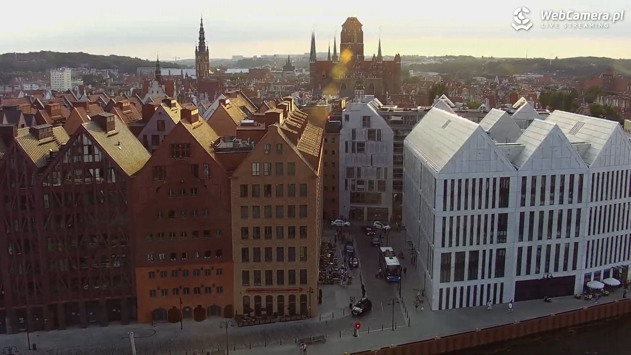 GDAŃSK - widok na Stare Miasto - 31 lipiec 2026, 19:20