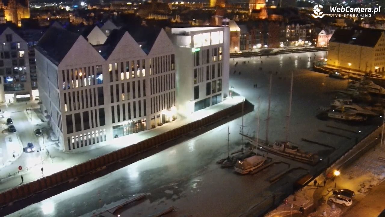GDAŃSK - widok na Stare Miasto - 02 luty 2026, 19:25