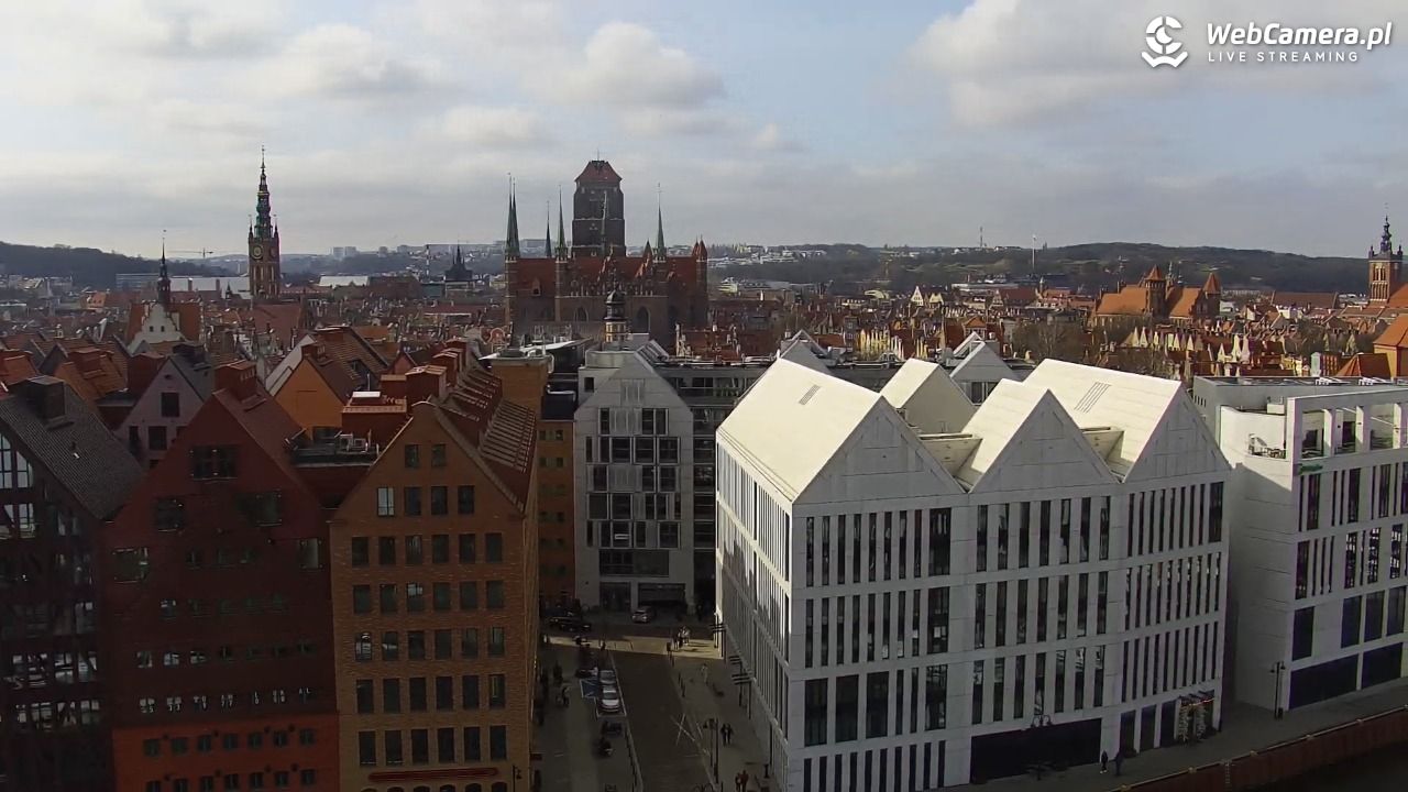 GDAŃSK - widok na Stare Miasto - 29 marzec 2026, 14:51
