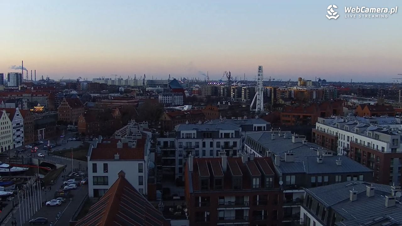 GDAŃSK - widok na Stare Miasto - 22 marzec 2026, 17:57