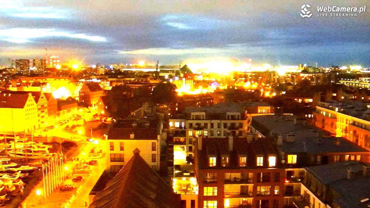 GDAŃSK - widok na Stare Miasto - 15 wresień 2025, 19:52