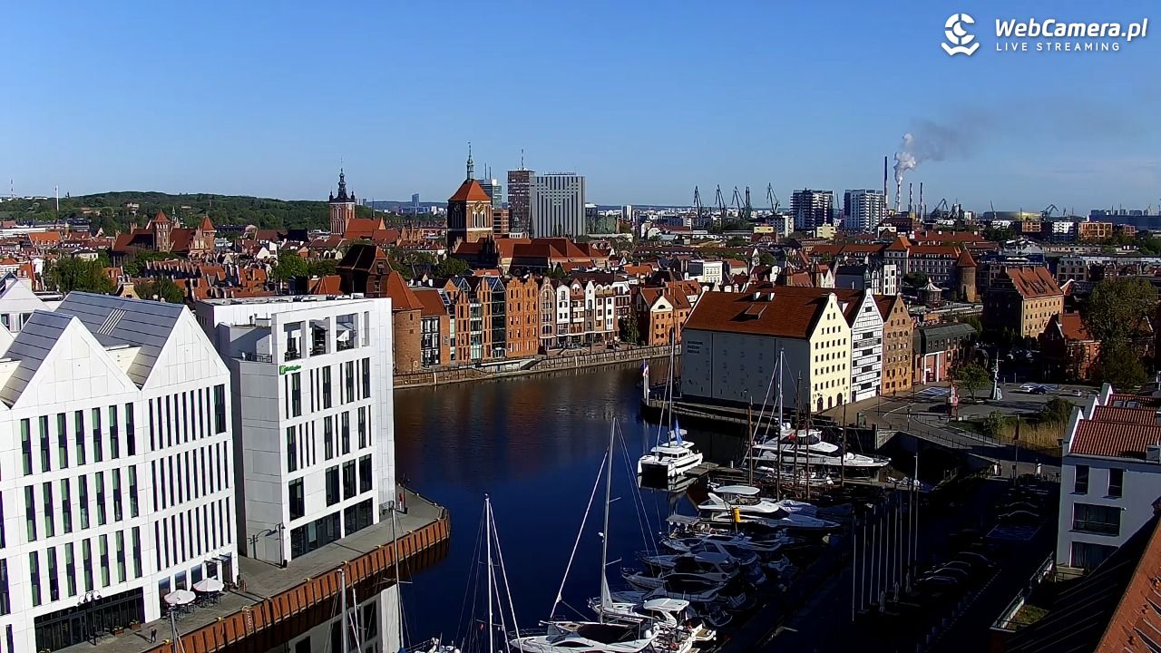 GDAŃSK - widok na Stare Miasto - 09 maj 2026, 07:51