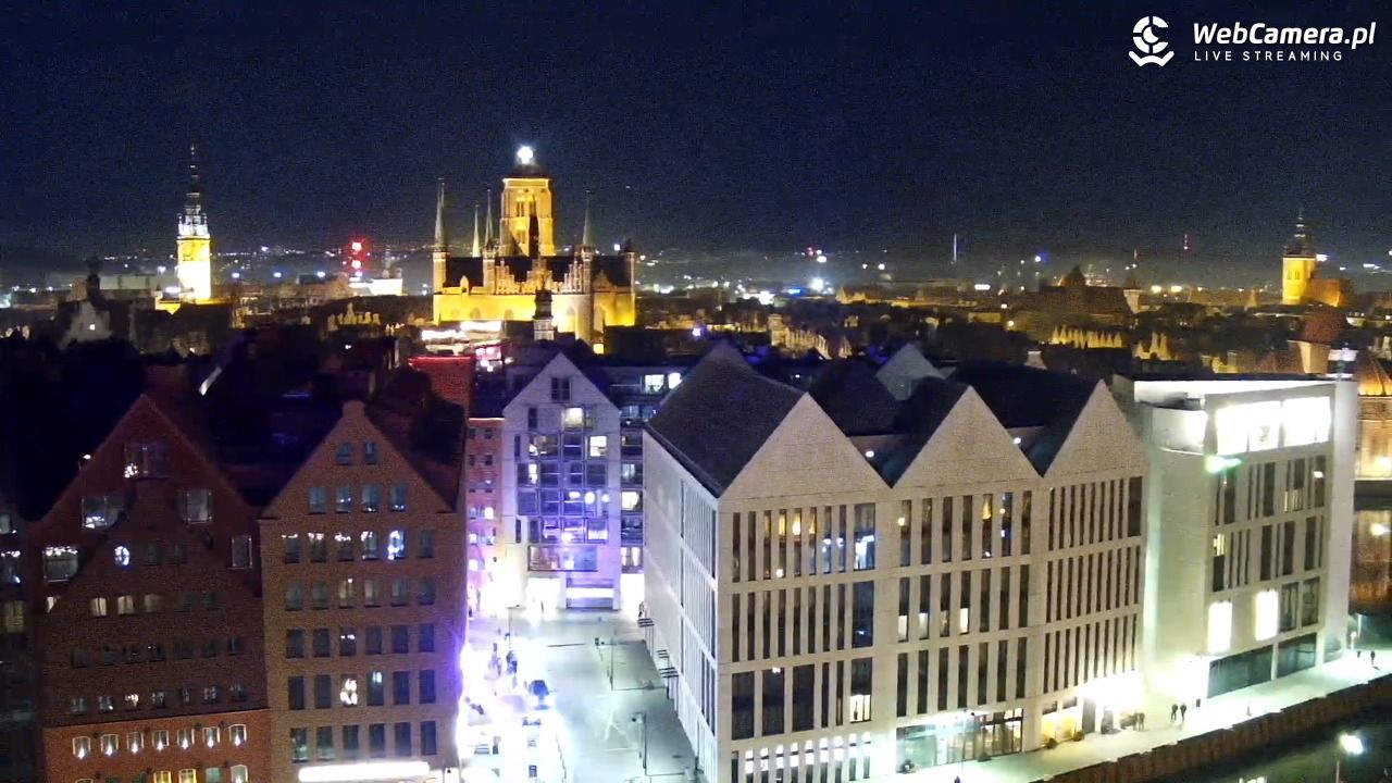 GDAŃSK - widok na Stare Miasto - 15 listopad 2025, 22:38