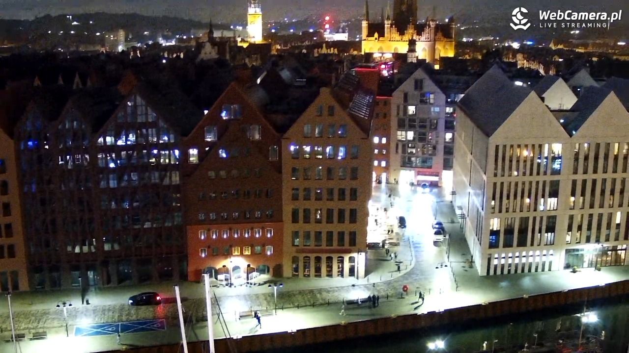 GDAŃSK - widok na Stare Miasto - 11 lipiec 2025, 22:44