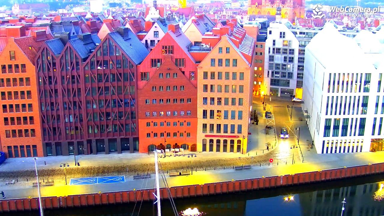 GDAŃSK - widok na Stare Miasto - 23 listopad 2025, 07:05