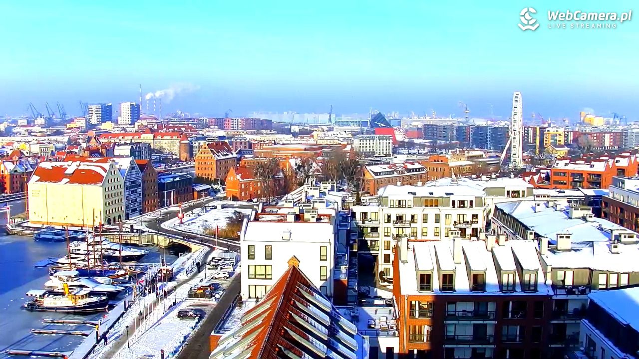 GDAŃSK - widok na Stare Miasto - 18 styczeń 2026, 12:09