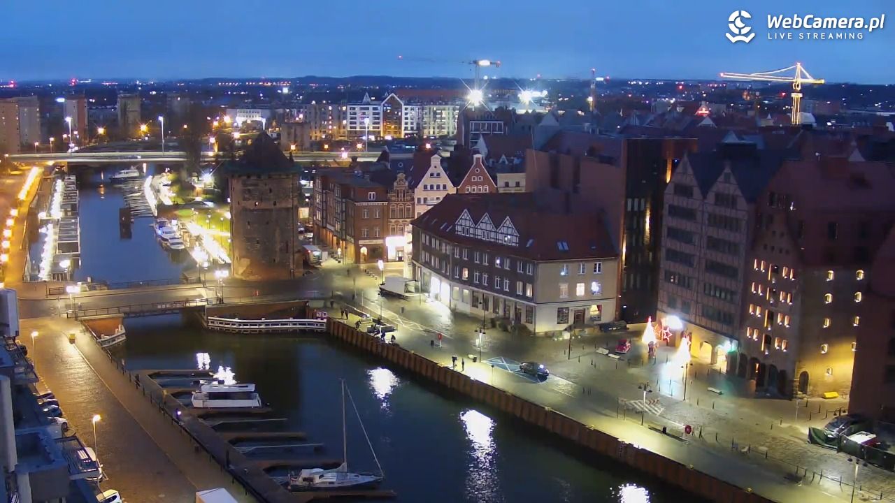 GDAŃSK - widok na Stare Miasto - 27 grudzień 2025, 07:26