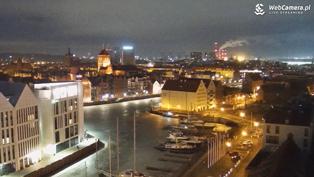 GDAŃSK - widok na Stare Miasto - 02 marzec 2026, 22:26