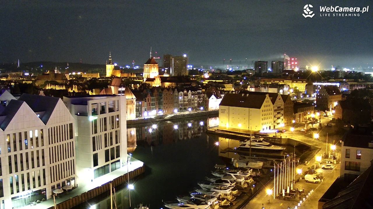GDAŃSK - widok na Stare Miasto - 21 maj 2026, 00:39