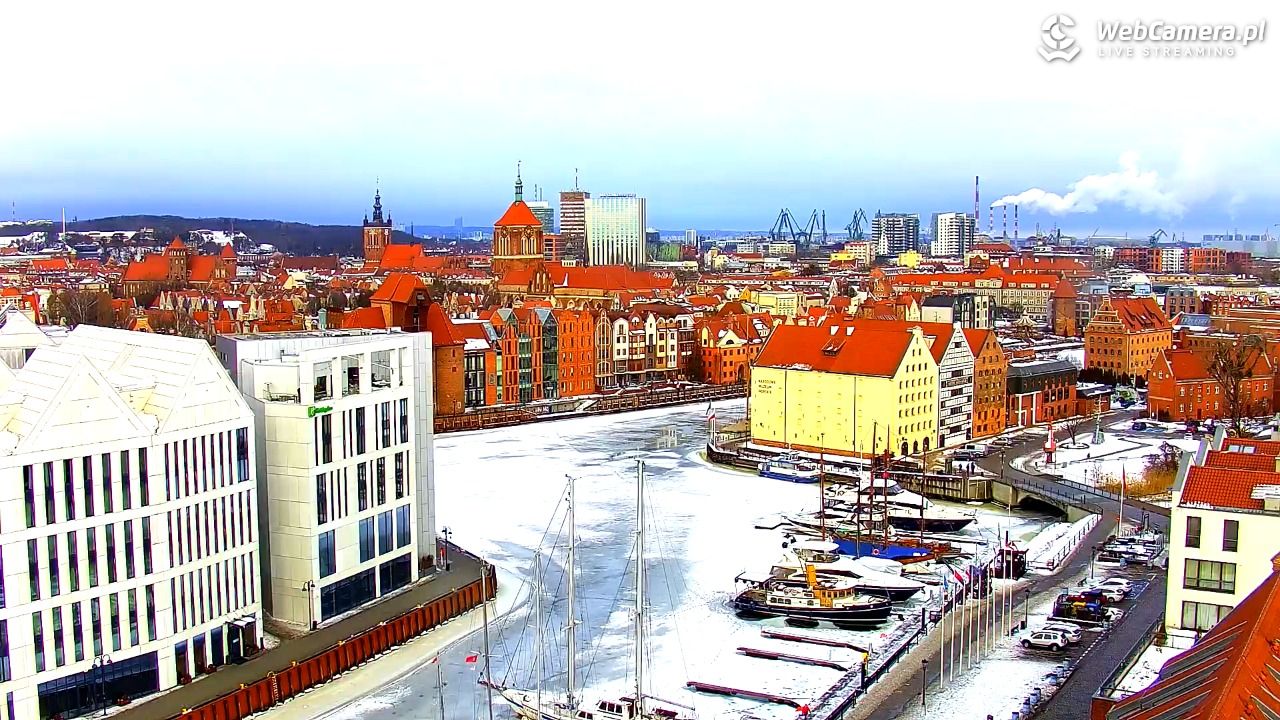 GDAŃSK - widok na Stare Miasto - 23 luty 2026, 09:38