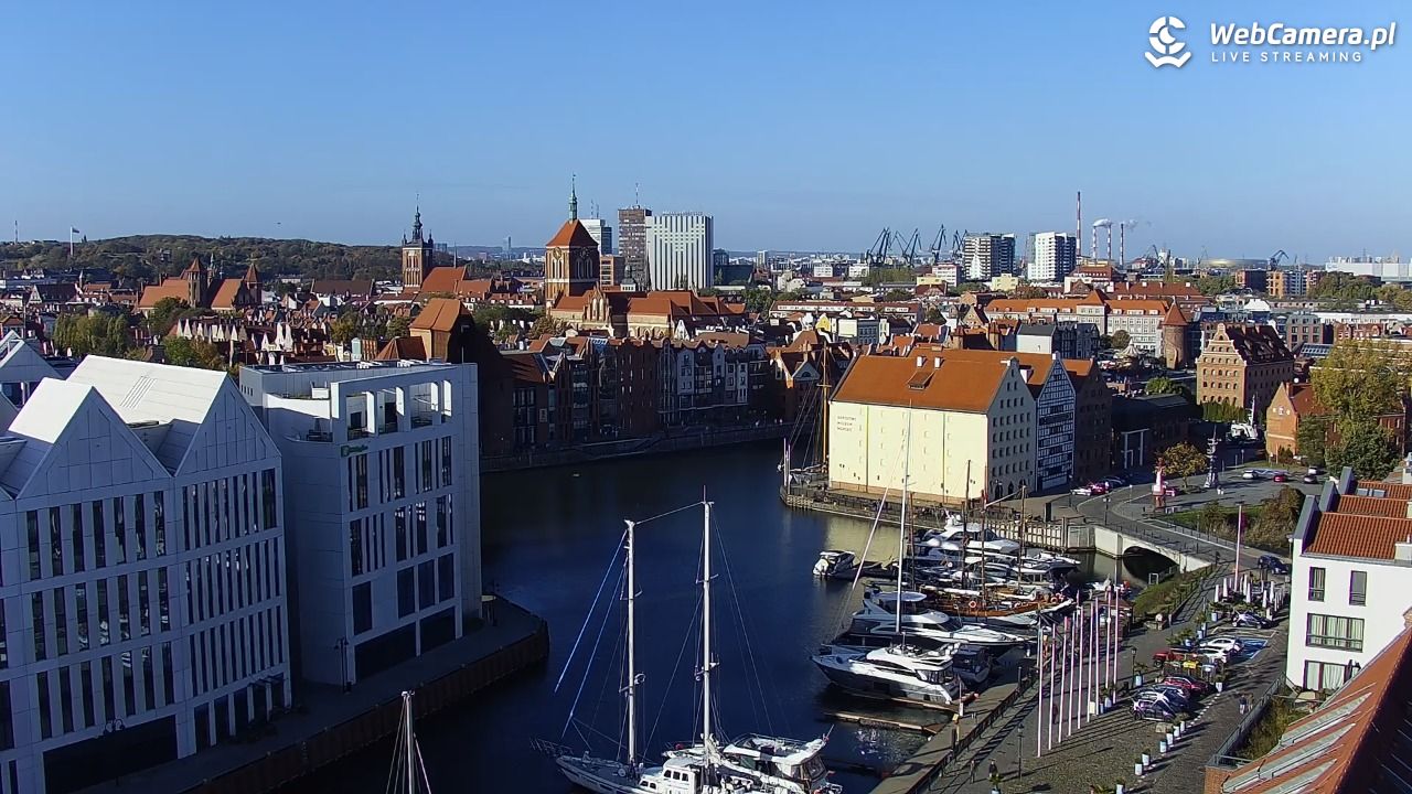 GDAŃSK - widok na Stare Miasto - 27 październik 2026, 11:55