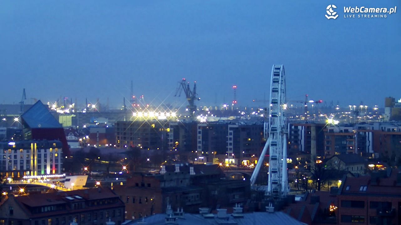 GDAŃSK - widok na Stare Miasto - 07 marzec 2026, 17:56