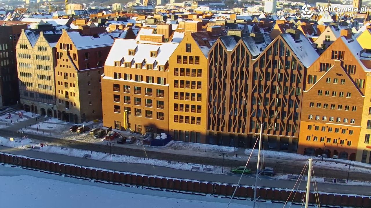 GDAŃSK - widok na Stare Miasto - 31 styczeń 2026, 08:43