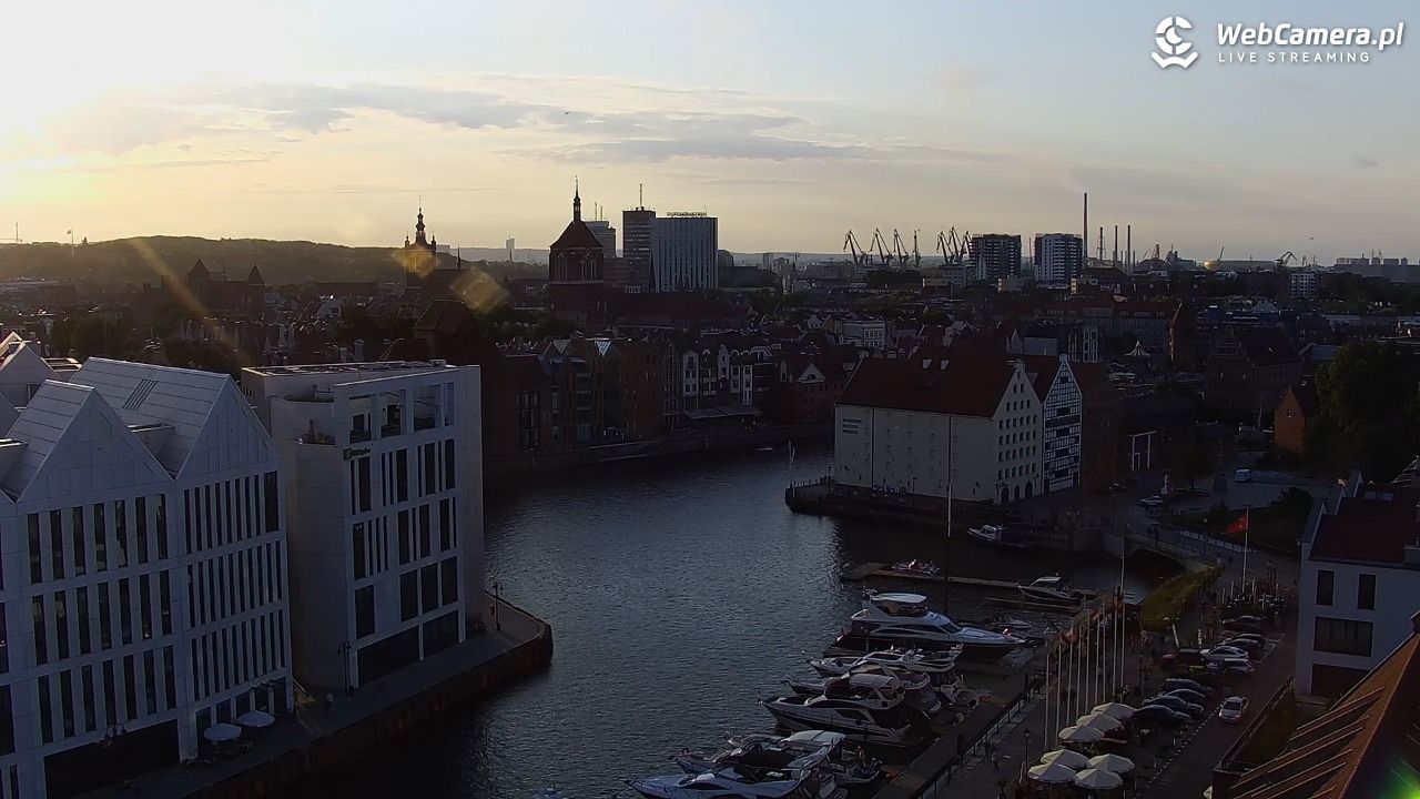 GDAŃSK - widok na Stare Miasto - 13 lipiec 2026, 19:50