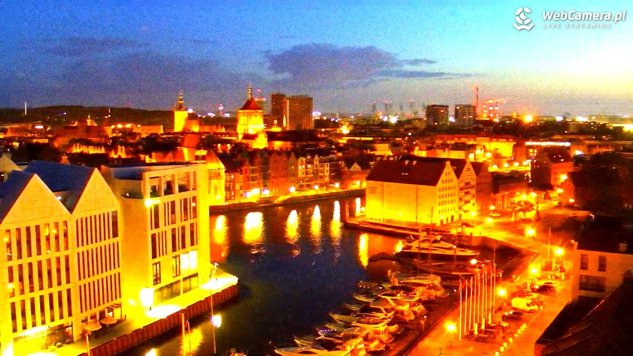 GDAŃSK - widok na Stare Miasto - 22 maj 2026, 03:17