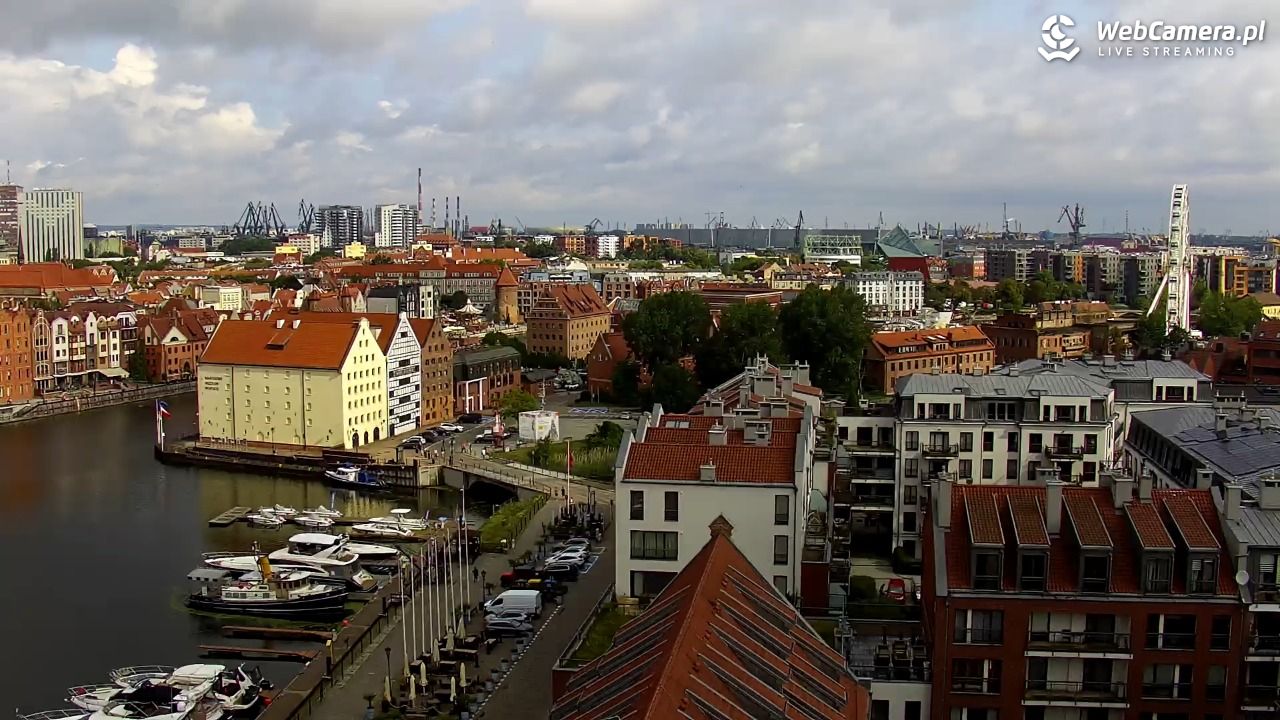 GDAŃSK - widok na Stare Miasto - 27 lipiec 2026, 09:25