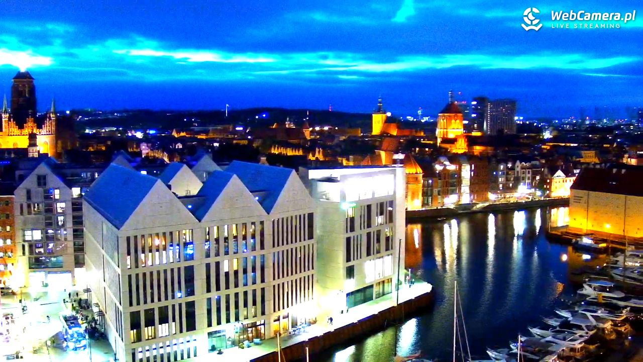 GDAŃSK - widok na Stare Miasto - 15 wresień 2025, 19:50