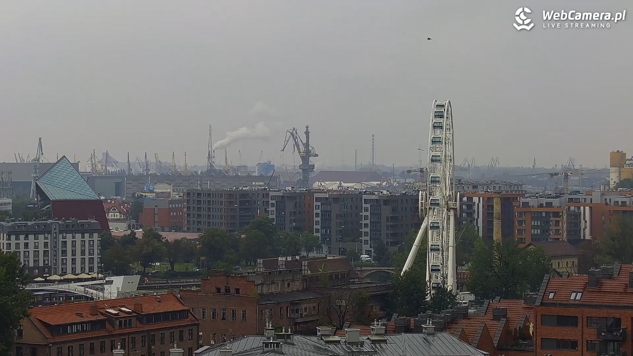 GDAŃSK - widok na Stare Miasto - 18 lipiec 2026, 09:15