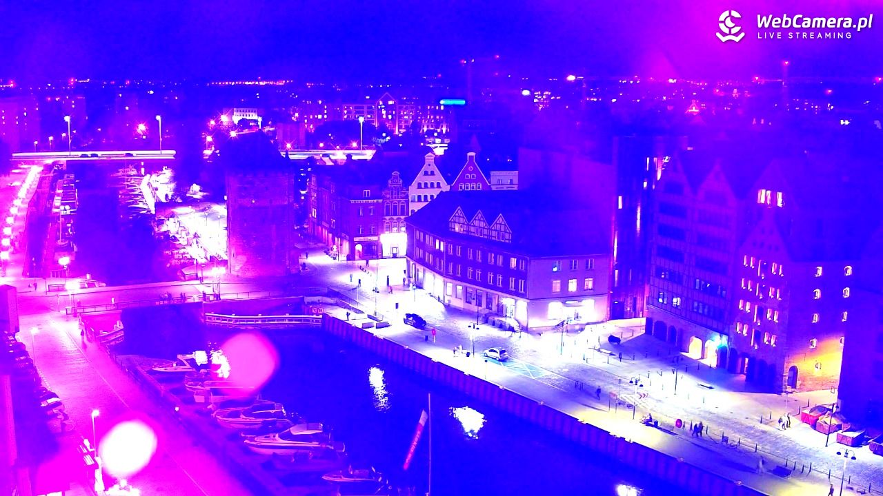 GDAŃSK - widok na Stare Miasto - 15 wresień 2025, 19:55