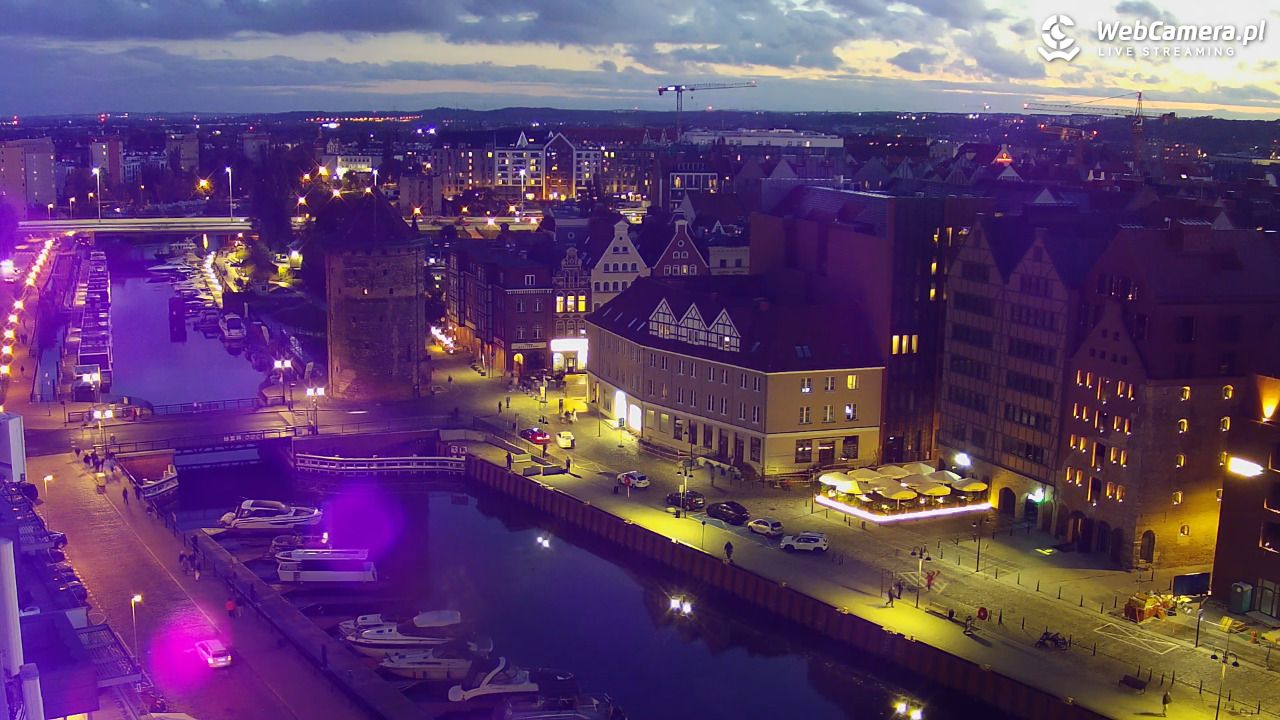 GDAŃSK - widok na Stare Miasto - 06 październik 2026, 18:45