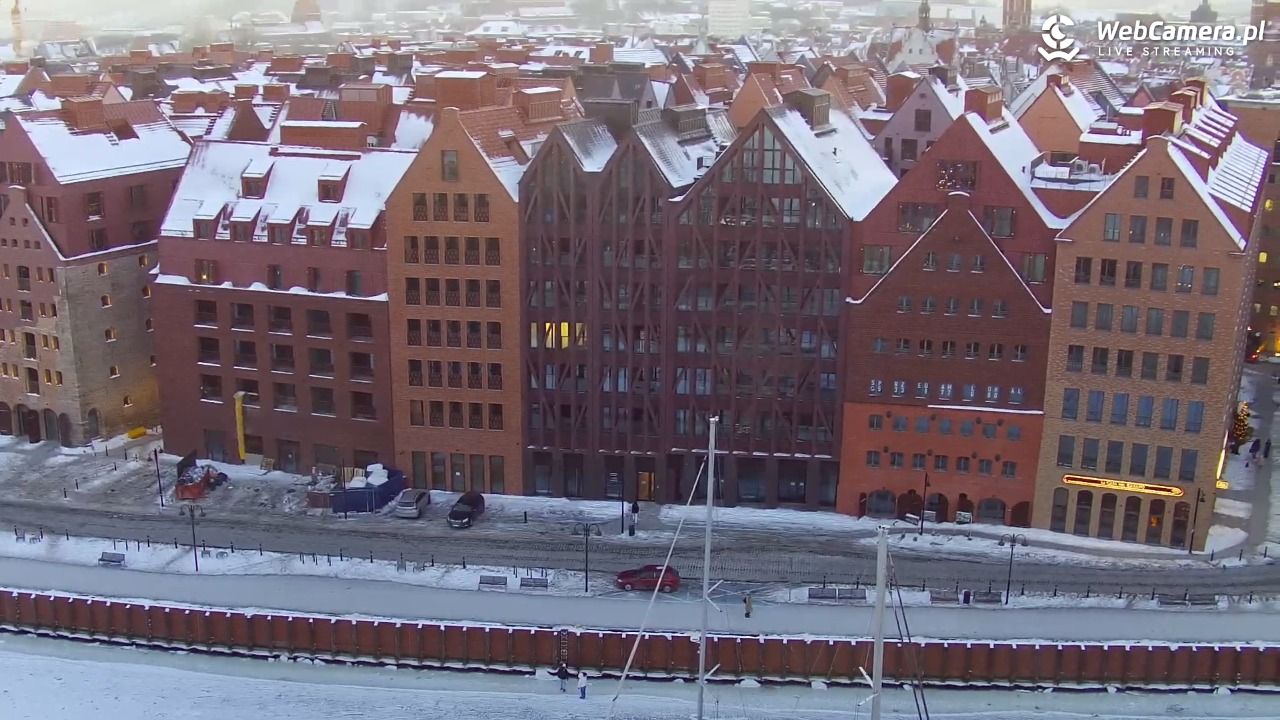 GDAŃSK - widok na Stare Miasto - 02 luty 2026, 16:35