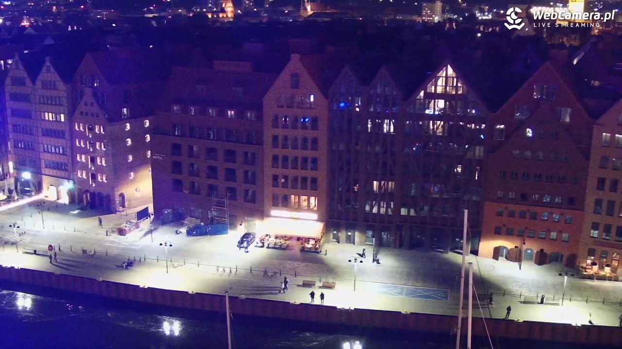 GDAŃSK - widok na Stare Miasto - 29 wresień 2026, 21:21