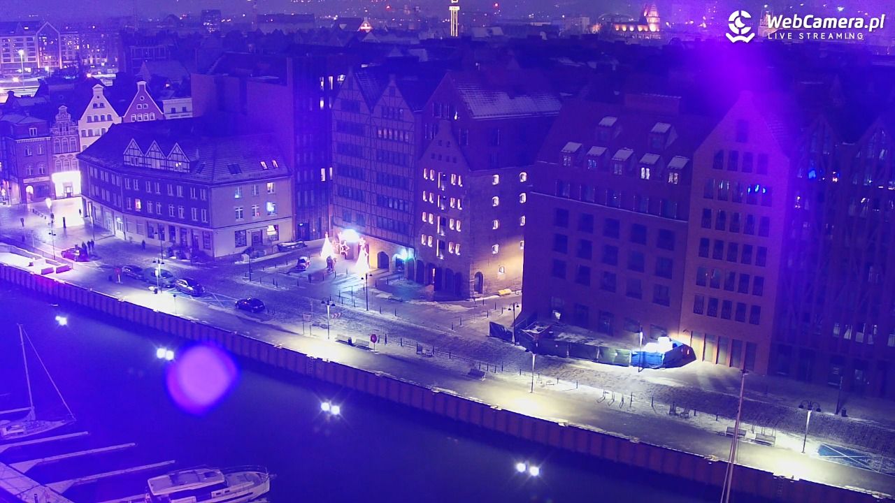 GDAŃSK - widok na Stare Miasto - 05 styczeń 2026, 23:59