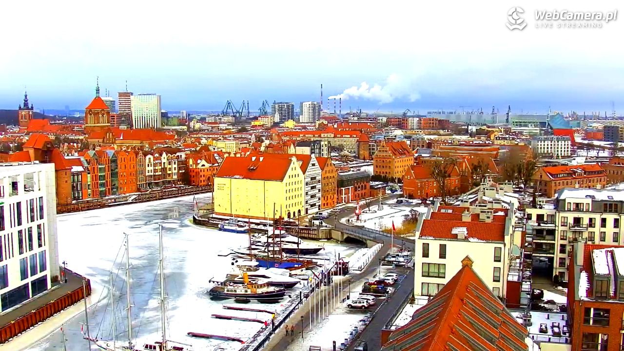 GDAŃSK - widok na Stare Miasto - 23 luty 2026, 09:38