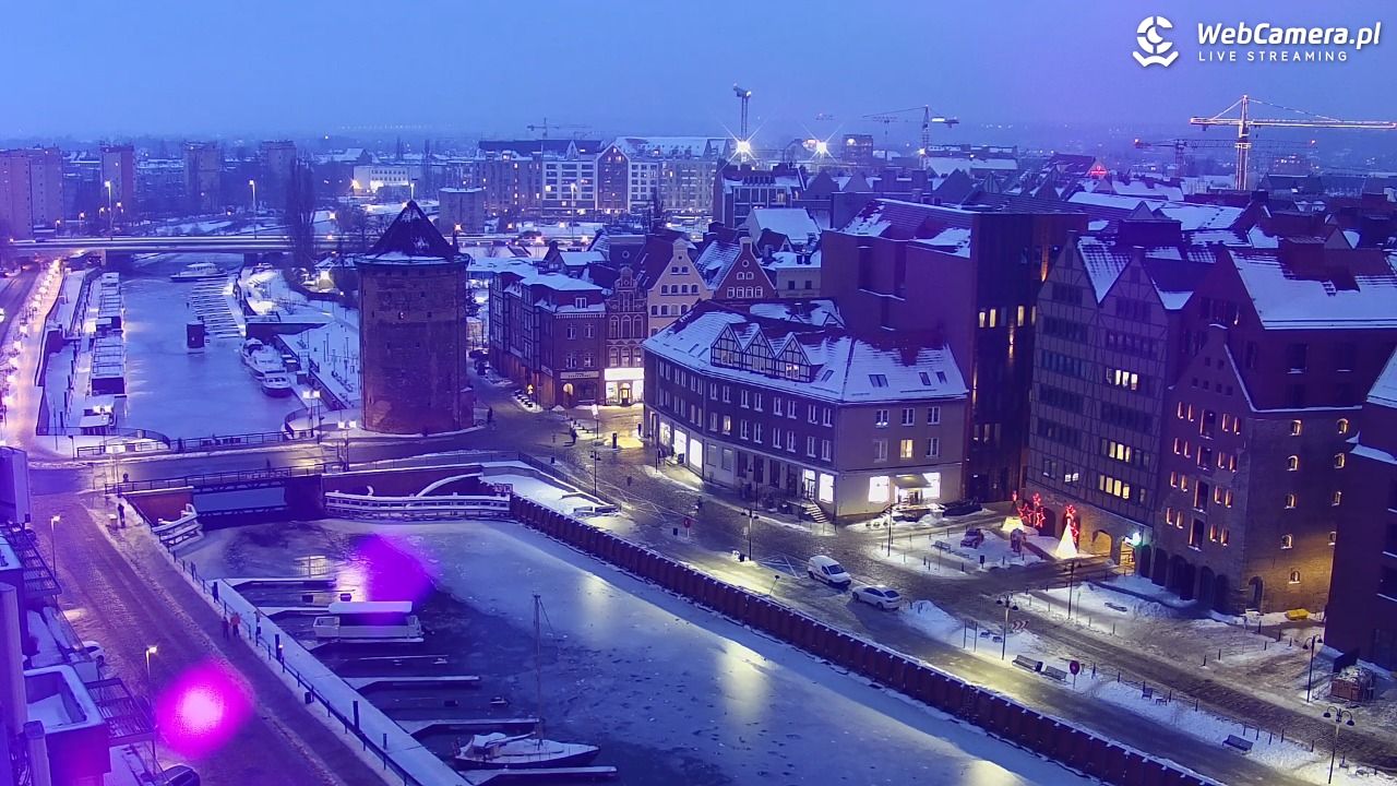 GDAŃSK - widok na Stare Miasto - 26 styczeń 2026, 16:35