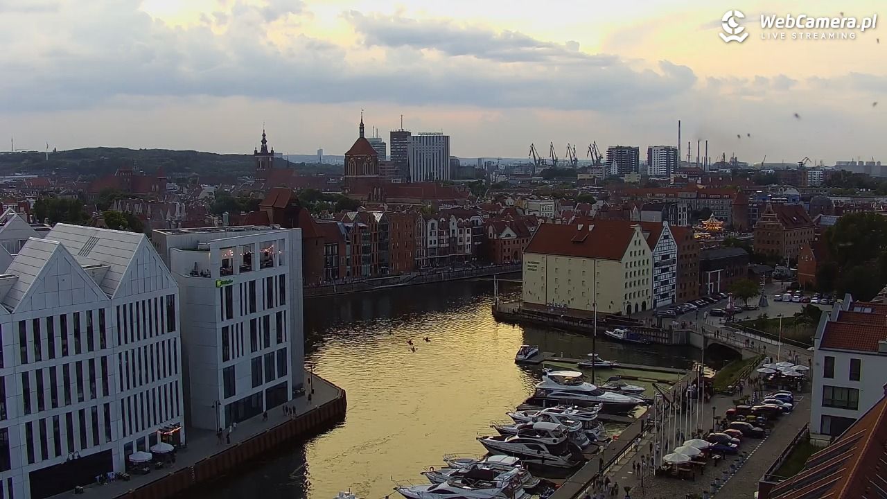 GDAŃSK - widok na Stare Miasto - 20 czerwiec 2026, 20:35