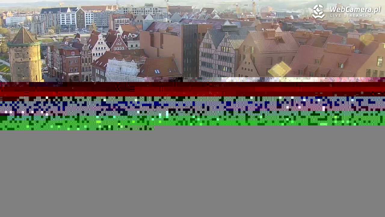 GDAŃSK - widok na Stare Miasto - 19 kwiecień 2026, 18:40