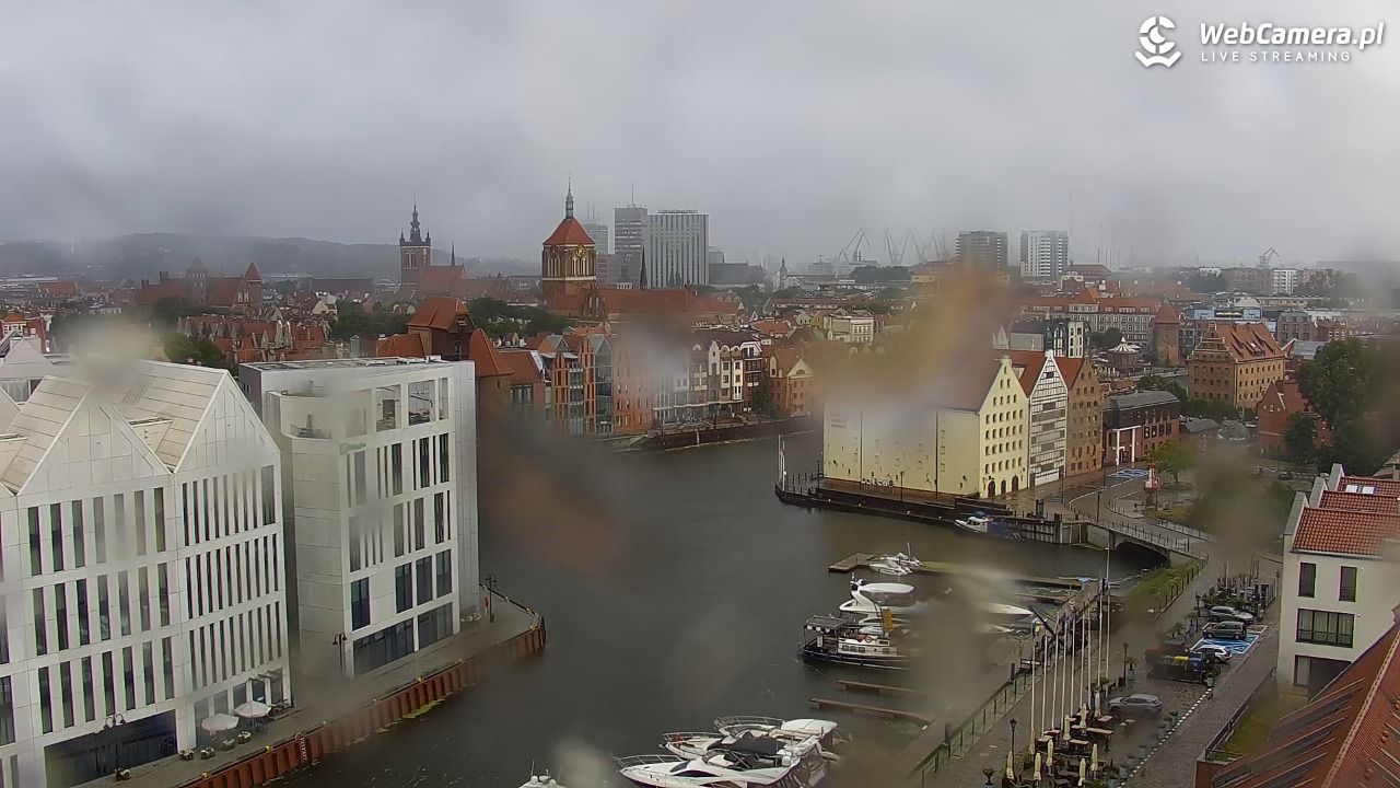 GDAŃSK - widok na Stare Miasto - 21 lipiec 2026, 07:03
