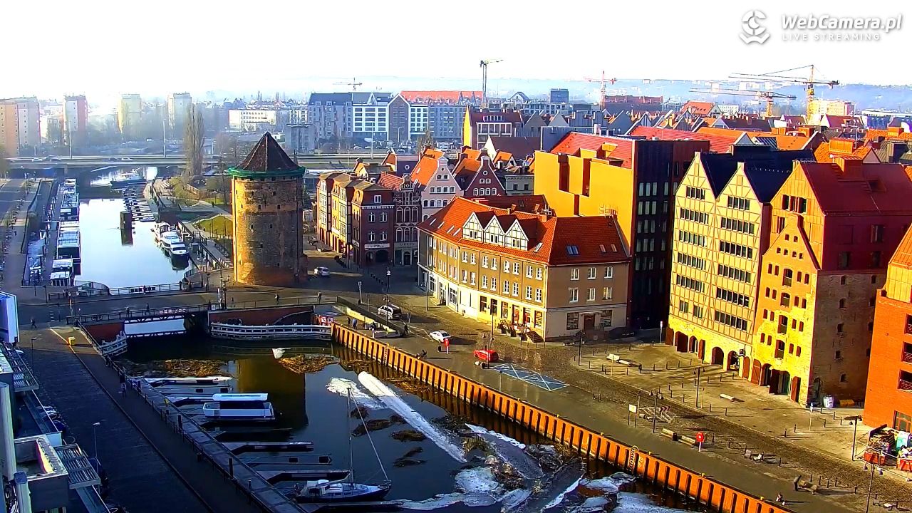 GDAŃSK - widok na Stare Miasto - 07 marzec 2026, 08:23