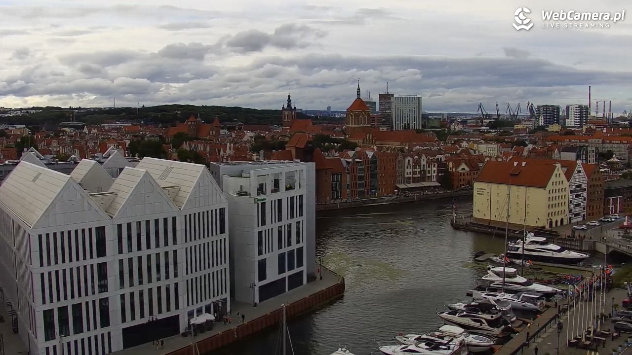 GDAŃSK - widok na Stare Miasto - 09 wresień 2026, 16:16